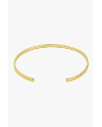 7 For All Mankind | Metallic Gorjana Taner Cuff In Gold | Lyst
