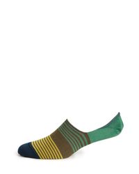 Paul Smith | Green Block No-show Socks for Men | Lyst