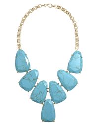 turquoise necklace harlow kendra scott blue lyst