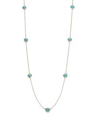 Ippolita | Blue Lollipop Turquoise & 18k Yellow Gold Long Mini Station Necklace | Lyst