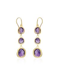 Monica Vinader | Purple Siren Wire Cocktail Earrings | Lyst