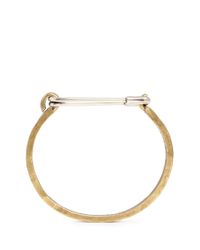 Giles & Brother | Metallic Safety Pin Latch Cuff for Men | Lyst