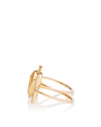 Mateo | Orange Citrine Double Bar Ring | Lyst