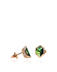 Bibi Van Der Velden | Green Tourmaline Earrings | Lyst