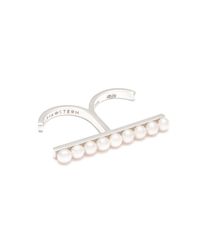 Maria Stern - Metallic Double Finger Ring - Lyst
