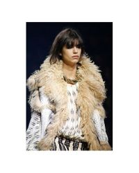 Lanvin | Metallic Antique Brass Necklace | Lyst