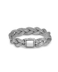 John Hardy | Metallic Braided Chain 14mm Bracelet In Silver | Lyst
