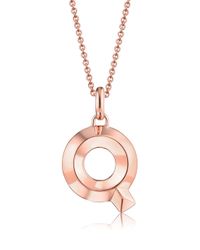 Monica Vinader | Metallic Alphabet Pendant Q | Lyst