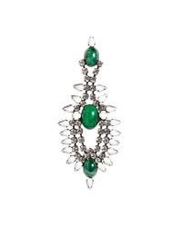 DANNIJO | Green Alessia Earrings | Lyst