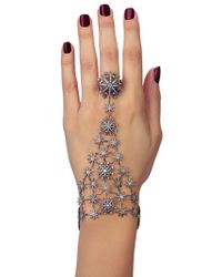 Colette | Metallic Stars Hand Bracelet | Lyst