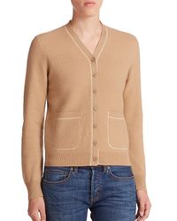 Marc By Marc Jacobs | Natural Superfelt Wool V-neck Cardigan | Lyst