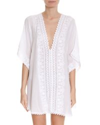 melissa odabash white kaftan