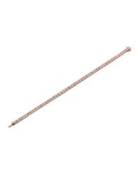 Anne Sisteron | Pink 14kt Rose Gold Diamond Thick Chain Id Bracelet | Lyst