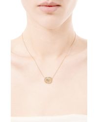 Susan Foster | Metallic Yellow Diamond Slice Necklace | Lyst
