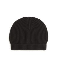 Acne Studios | Black Canning Ribbed Wool Beanie for Men | Lyst