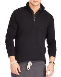 Ralph Lauren | Black Polo French Terry Mockneck Pullover for Men | Lyst