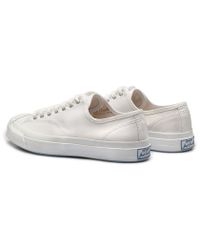 Converse | Jack Purcell Signature Ox White Canvas Sneakers for Men | Lyst