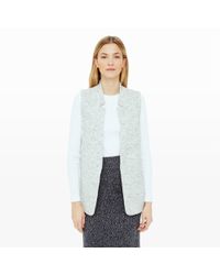 Club Monaco | Gray Semaj Textured Vest | Lyst