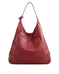 Prada | Red Deerskin Hobo Bag | Lyst