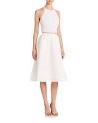 Parker Black | White Luisa Skirt | Lyst