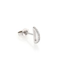 Phyne By Paige Novick | Cara Diamond & 14k White Gold Single Stud Earring | Lyst