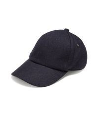 Paul Smith | Blue Wool Baseball Cap for Men | Lyst