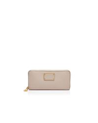 Marc By Marc Jacobs | Beige New Too Hot To Handle Slim Zip Around Wallet | Lyst
