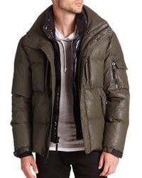 Sam. | Green Thompson Coated Down Puffer Jacket for Men | Lyst
