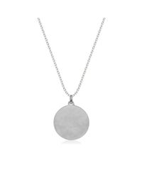 Monica Vinader | Metallic Ziggy Round Pendant | Lyst