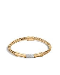 John Hardy | Metallic Bamboo Station Bracelet | Lyst