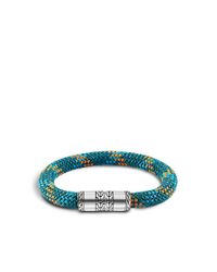 John Hardy | Blue Classic Chain Station Bracelet for Men | Lyst