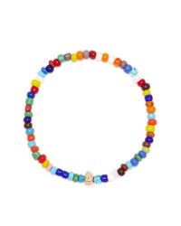 Luis Morais | Multicolor Lady Bug Charm Multicolour Bead Bracelet for Men | Lyst