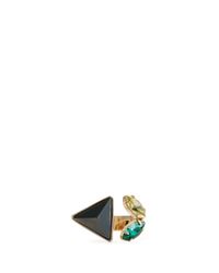 Iosselliani | Multicolor Geometric Crystal Open Ring | Lyst