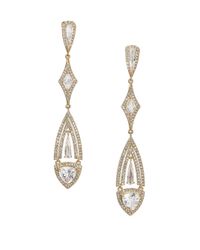 Adriana Orsini | Metallic Athena Statement Drop Earrings | Lyst