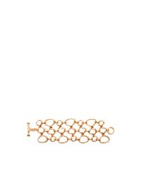 Oscar de la Renta | Metallic Twisted Rope Bracelet | Lyst