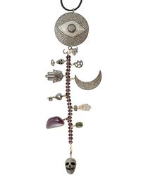CB Bronfman | Multicolor Ruby Tuesday Skull Necklace | Lyst
