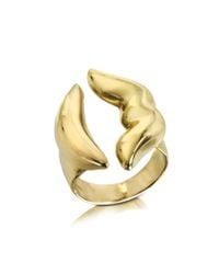 Bernard Delettrez - Metallic Mouth Bronze Ring - Lyst