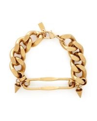 Ela Stone | Metallic 'naomie' Spike Chain Bracelet | Lyst