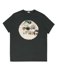 Paul Smith | Green Badge Printed Cotton T-Shirt for Men | Lyst