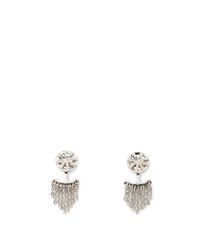 Rebecca Minkoff | Metallic Front Back Caged Earring | Lyst