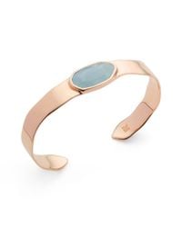 Monica Vinader | Blue Capri Thin Cuff | Lyst