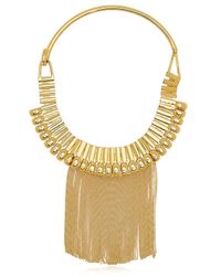 House of Lavande | Metallic Fringe Collar | Lyst