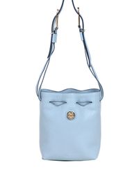 Tory Burch | Blue Mini Brody Leather Bucket Bag | Lyst