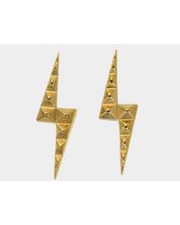 Zoe & Morgan | Metallic Zap Earrings | Lyst