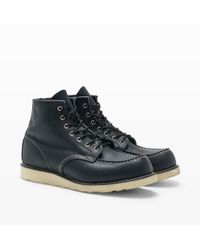 Red Wing | Black 6" Classic Moc Boot for Men | Lyst