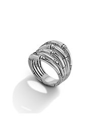 John Hardy | Metallic Wide Ring | Lyst