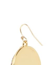 Lulu Frost | Metallic 'audrey' Glitter Dome Drop Earrings | Lyst