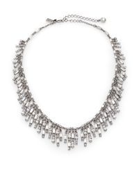 kate spade new york | Metallic Evening Affair Fringe Necklace | Lyst
