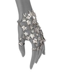 Alexander McQueen | Metallic Ivy Hand Adornment Bracelet Set | Lyst
