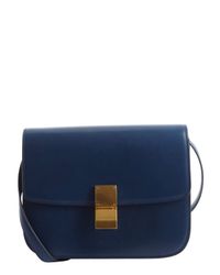 celine blue box bag